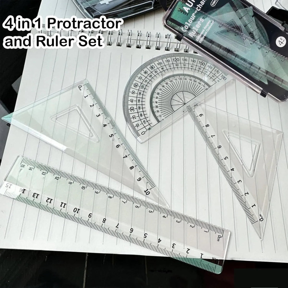 Aurora Color-Changing Geometry Ruler