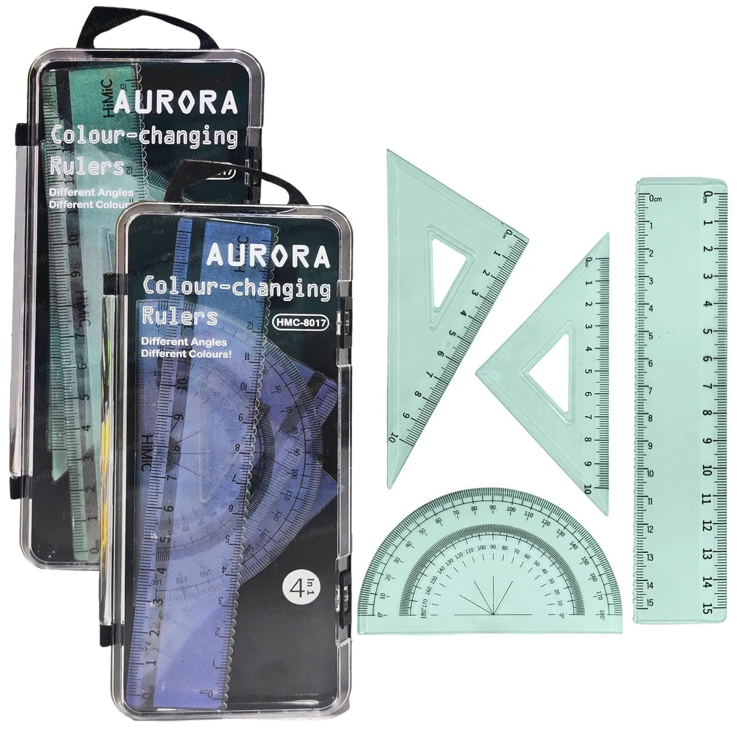Aurora Color-Changing Geometry Ruler
