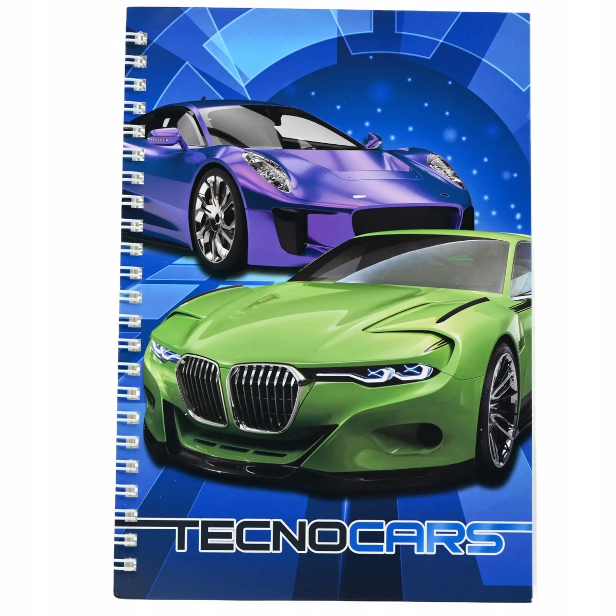 Supercar and Motocross Spiral A5 Notebooks