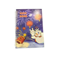 Embossed Cute Dino and Kawaii Character Spiral Notebooks