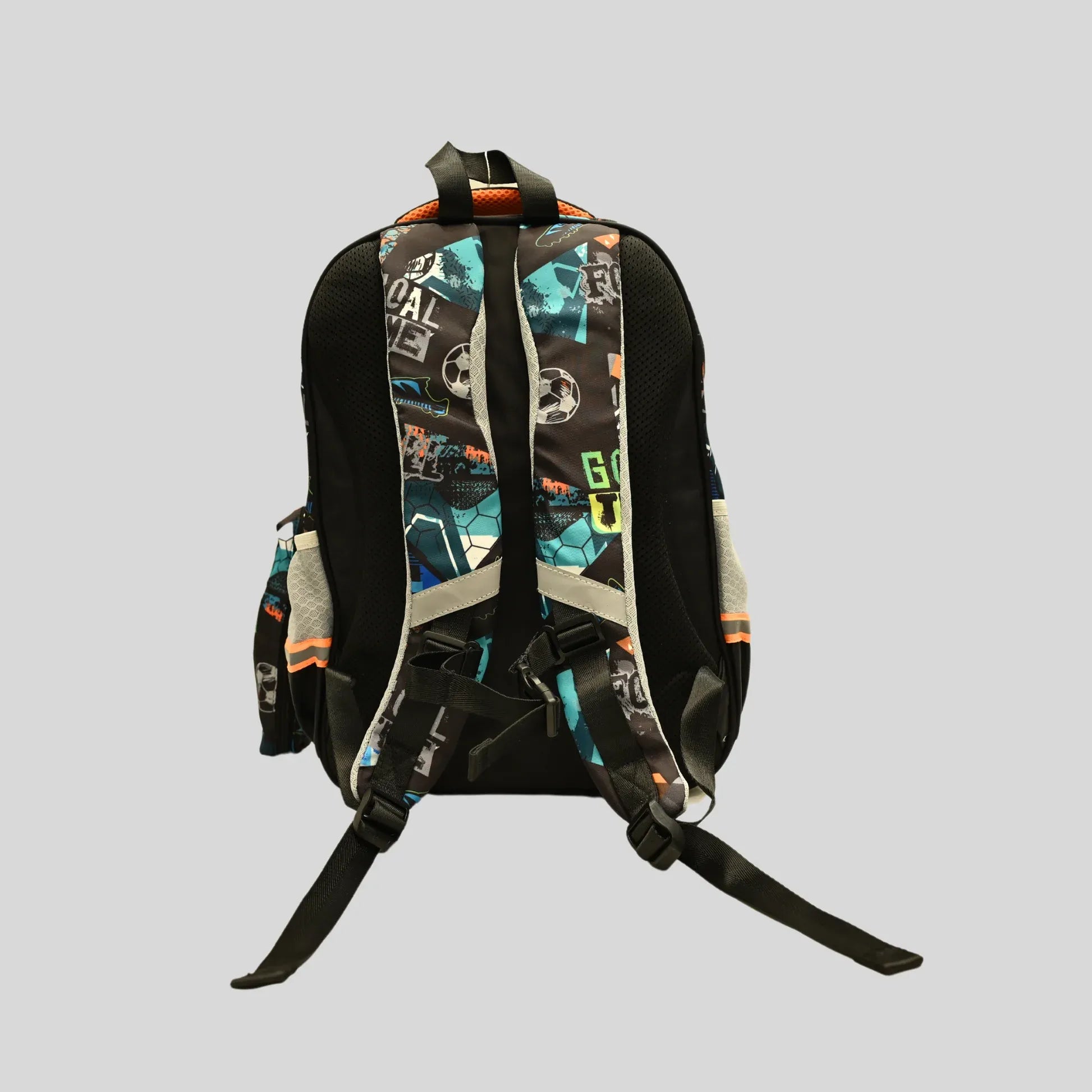 Graffiti Football Multi-Pocket Backpack