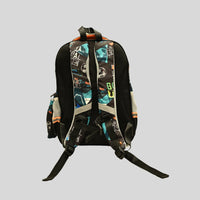 Graffiti Football Multi-Pocket Backpack