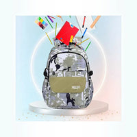Urban Camo Multi-Pocket Tactical School Backpack