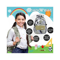 Urban Camo Multi-Pocket Tactical School Backpack