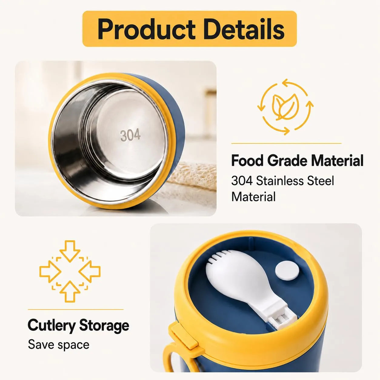 Seal Lock Insulated Bento Lunch Box