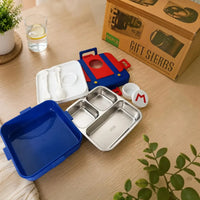 Mario Kingdom Overalls Suitcase Bento Lunch Box
