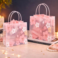 Frosted Cherry Blossom Aesthetic Gift Tote Bag