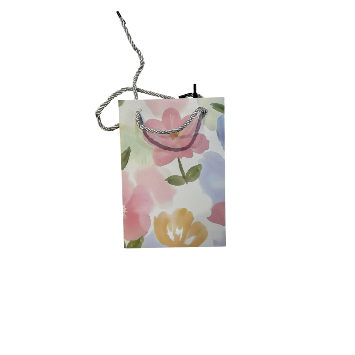 Aesthetic Pastel Floral and Teddy Bear Boutique Gift Bags