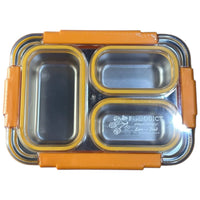 3-Compartment Stainless Steel Bento Lunch Box