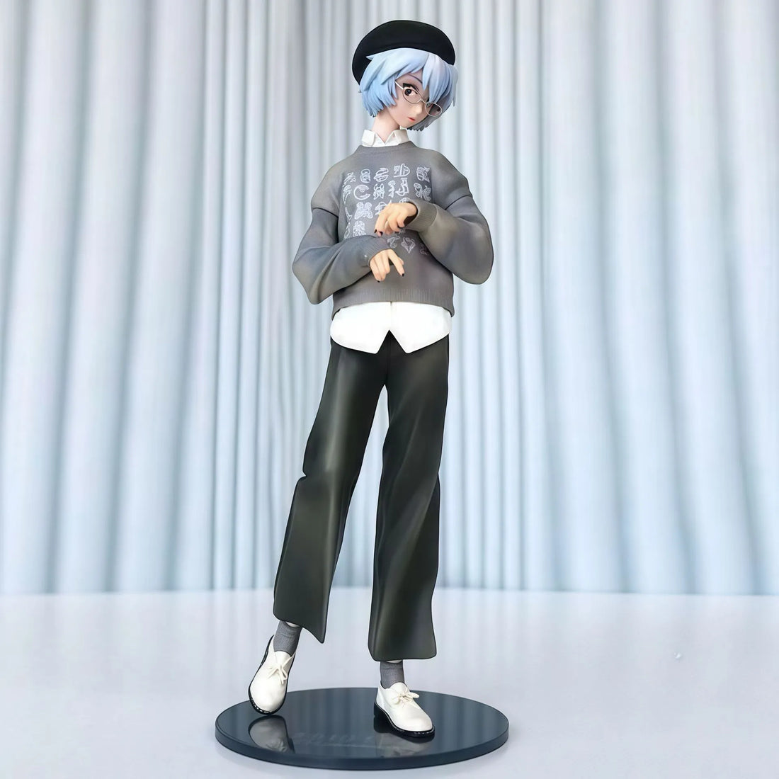 Neon Genesis Ayanami Casual Streetwear Figure (24 cm)