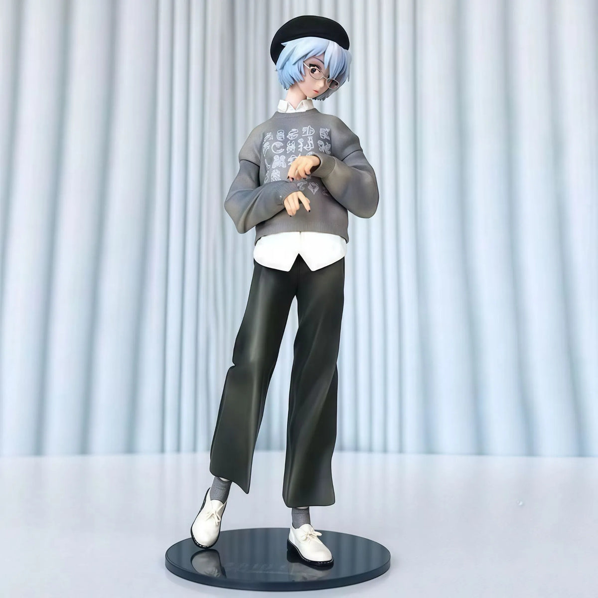 Neon Genesis Ayanami Casual Streetwear Figure (24 cm)