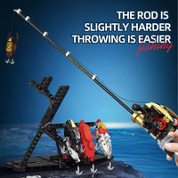 Water Drop Wheel Mechanical Fishing Rod Building Set (425 Pcs)