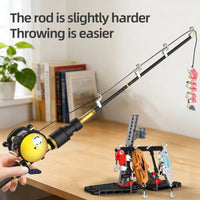 Drum Reel Mechanical Fishing Rod Building Set (589 Pcs)