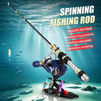 Spinning Reel Mechanical Fishing Rod Building Set (479 Pcs)