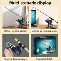 Spinning Reel Mechanical Fishing Rod Building Set (479 Pcs)