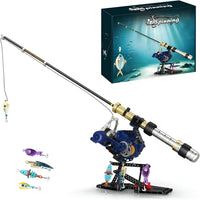 Spinning Reel Mechanical Fishing Rod Building Set (479 Pcs)