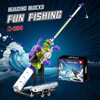 Mini Baitcaster Mechanical Fishing Rod Building Set (235 Pcs)
