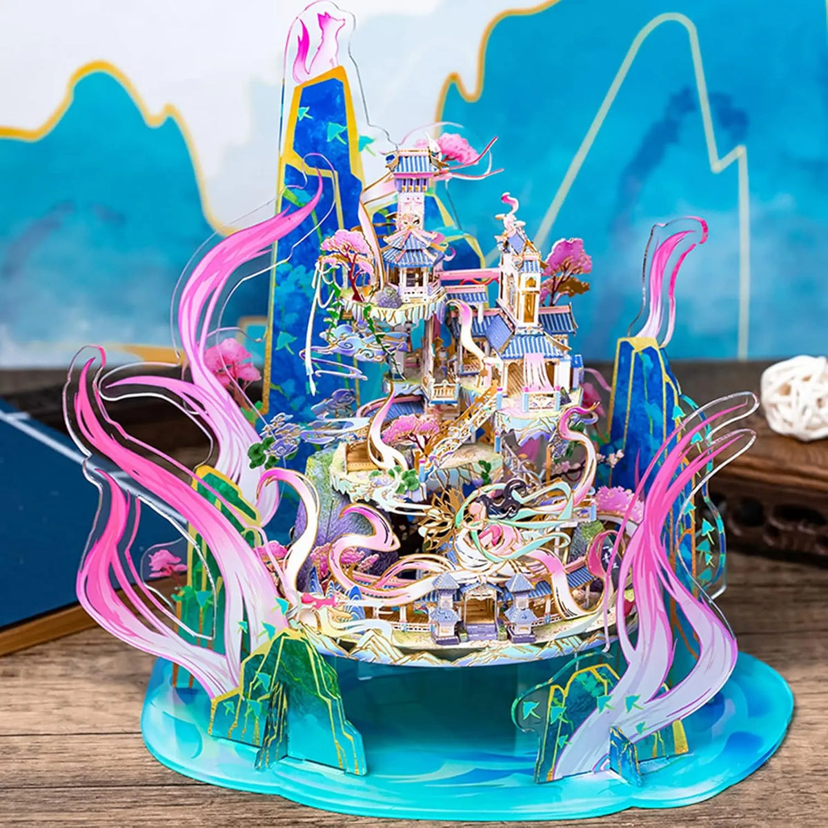 MU Pink Fairy Foxlady Garden Palace Building Kit