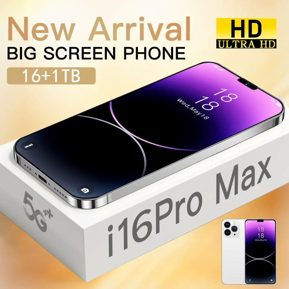 i16 Pro Max 5G Smartphone