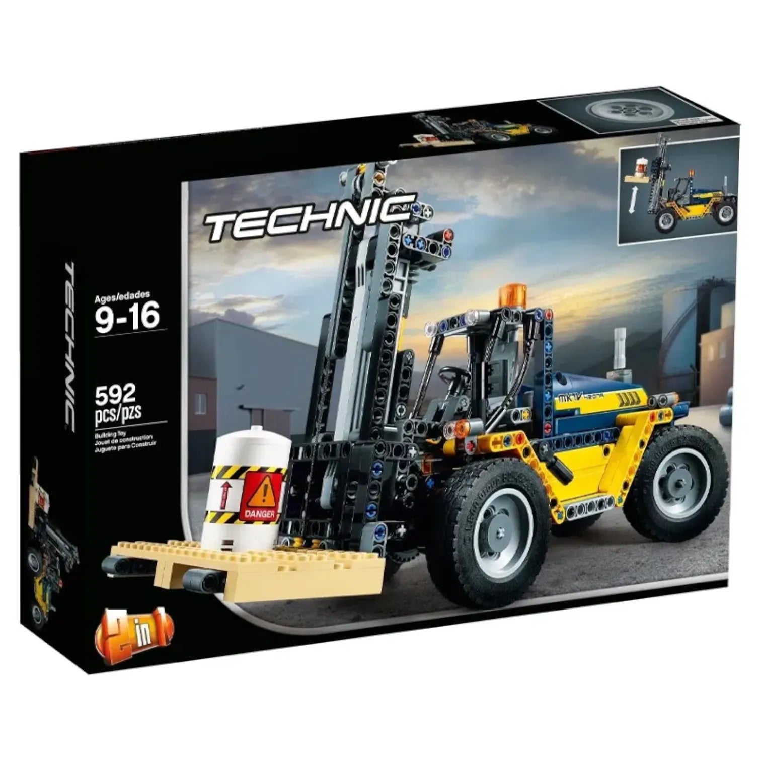 Technic 42079 Heavy Duty Forklift Building Set (592 Pcs)