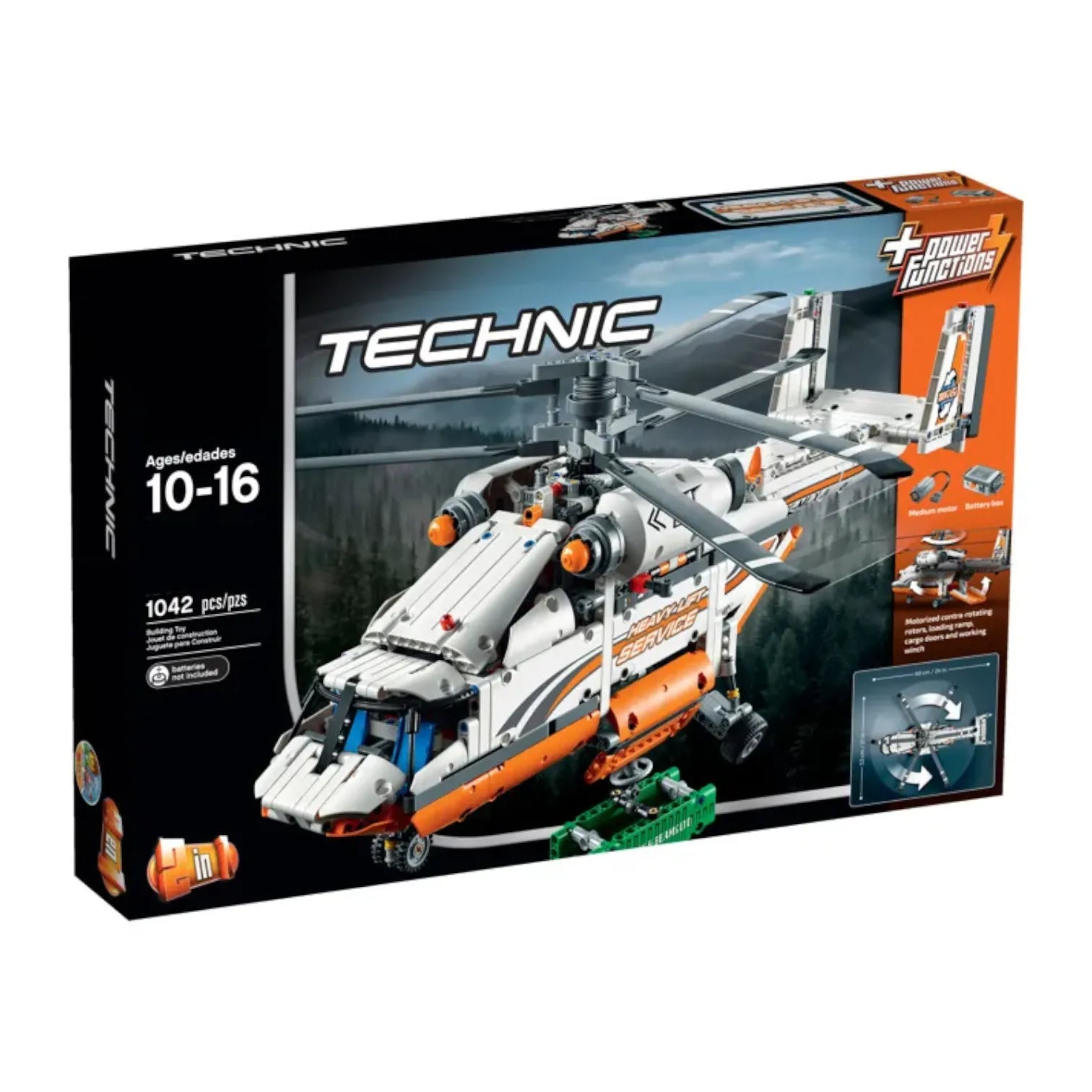 Technic Heavy Lift Helicopter 42052 Building Set (1042 Pcs)
