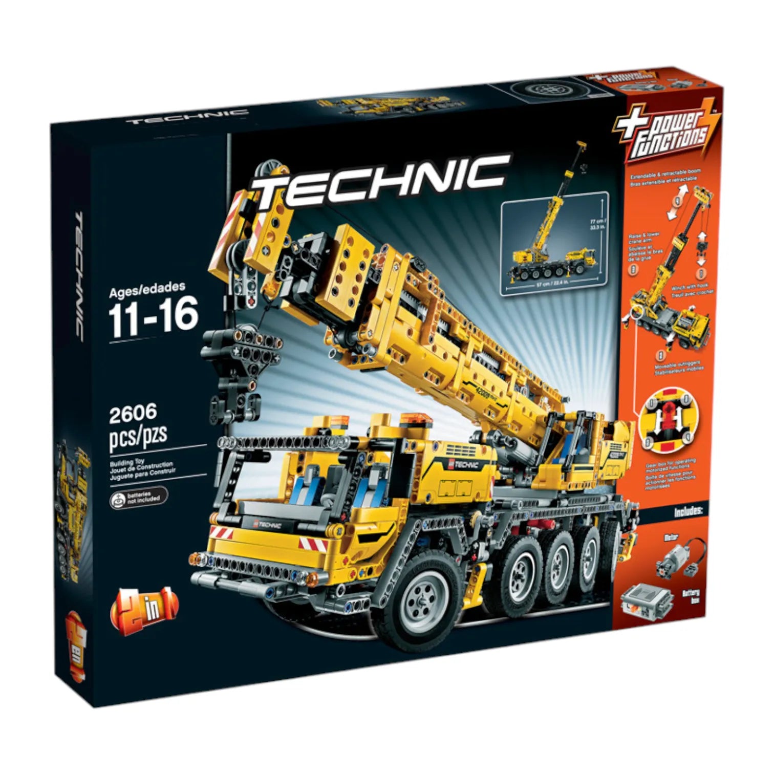 Technic Mobile Crane MK II 42009 Building Set (2606 Pcs)