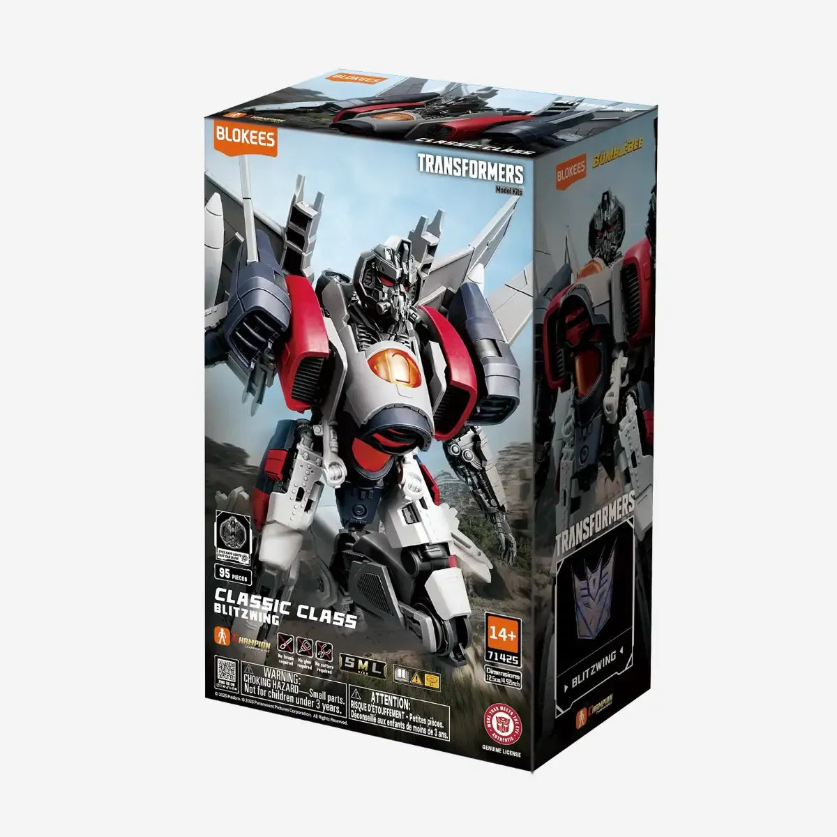 Blokees Transformers Classic Class 25 Blitzwing Model Kit