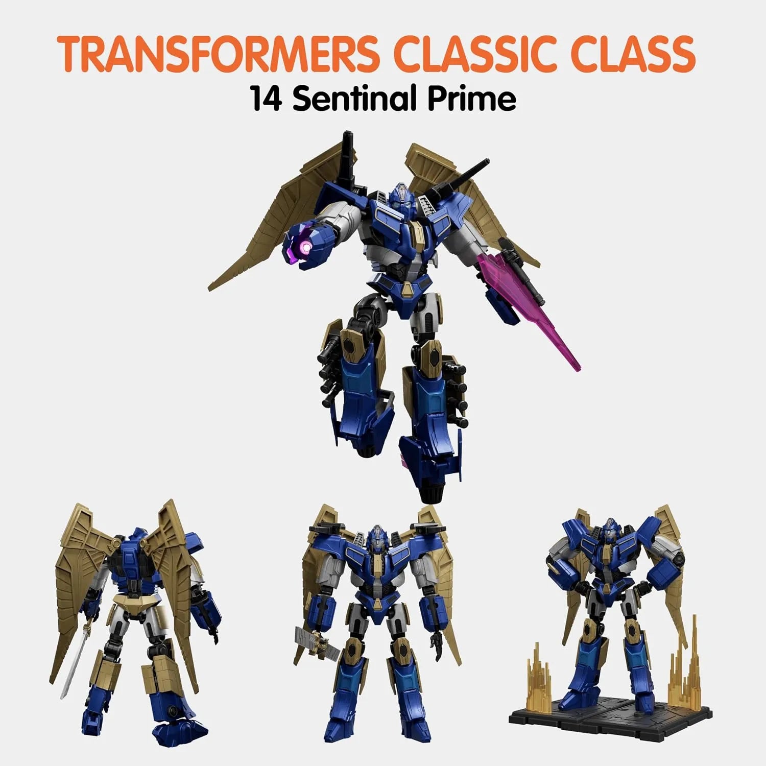 Blokees Transformers One Classic Class 14 Sentinel Prime Model Kit