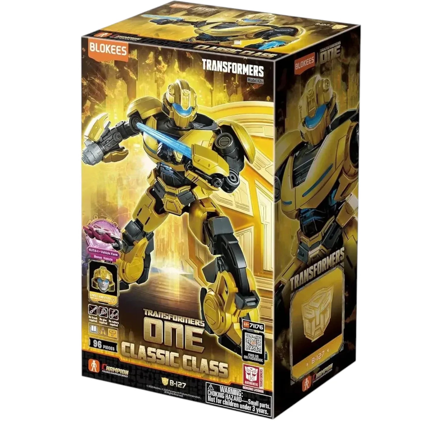 Blokees Transformers One Classic Class 15 Bumblebee Model Kit
