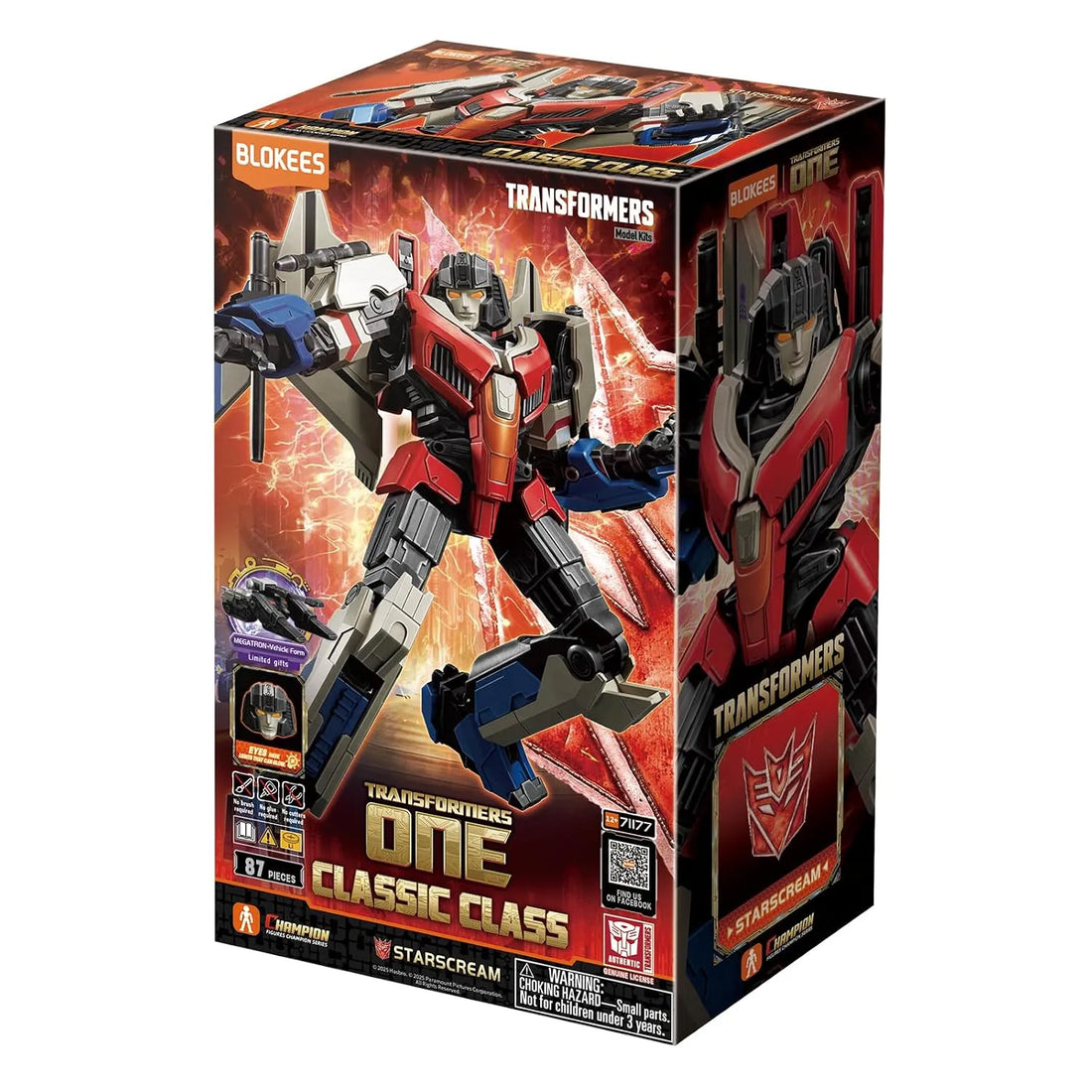 Blokees Transformers One Classic Class 16 Starscream Kit