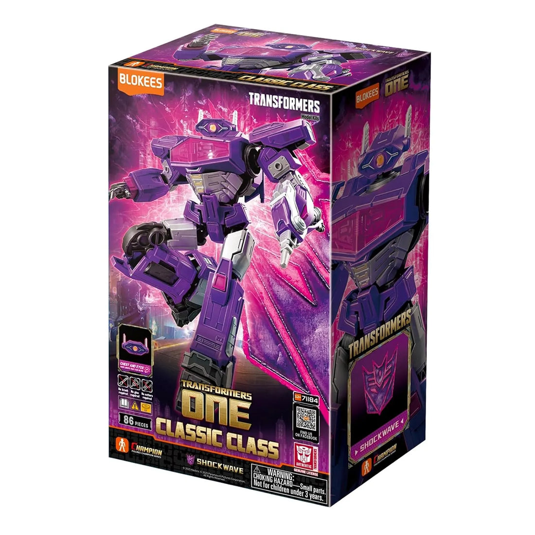 Blokees Transformers Classic Class Shockwave Model Kit