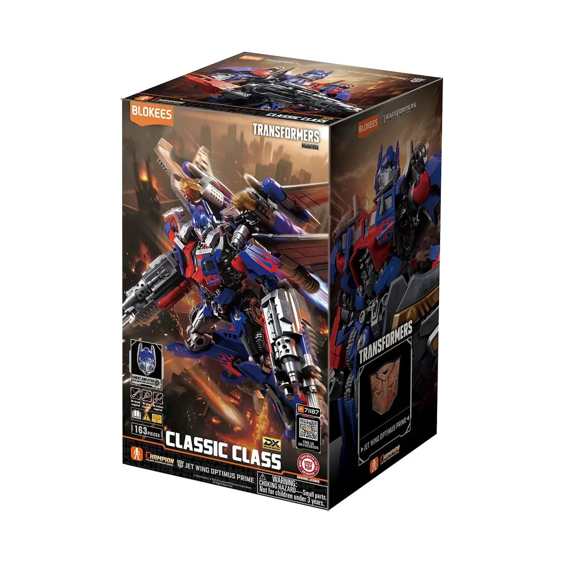Blokees Transformers Classic Class Movie 3 Jet Wing Optimus Prime Model Kit