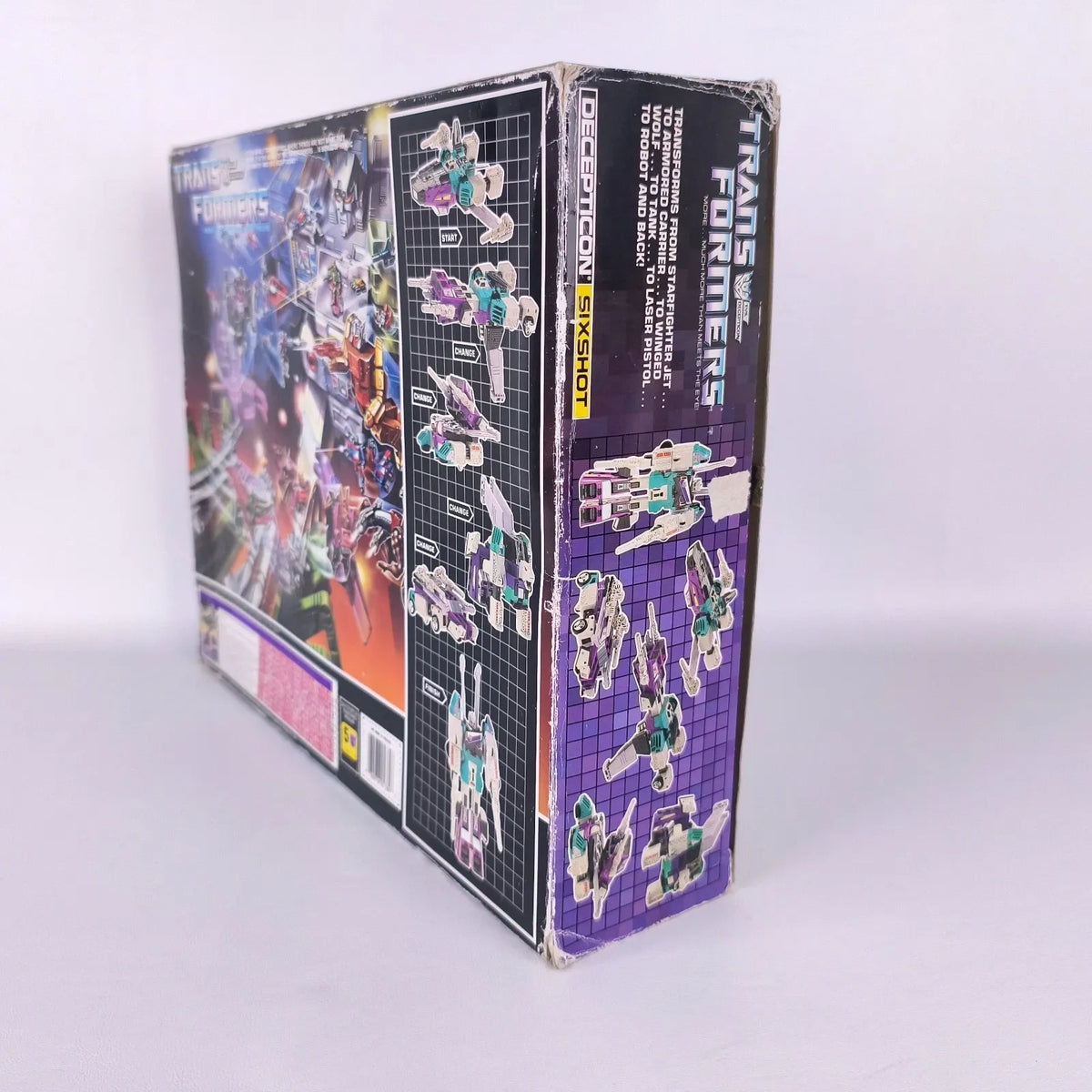 Transformers Vintage G1 Decepticon Sixshot Six-Changer Figure