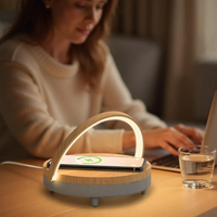 EZVALO 4-in-1 Touch Bedside Lamp Bluetooth Speaker