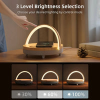 EZVALO 4-in-1 Touch Bedside Lamp Bluetooth Speaker
