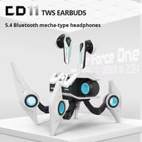 CD11 Mecha Quadruped Robot TWS Bluetooth 5.4 Earphones