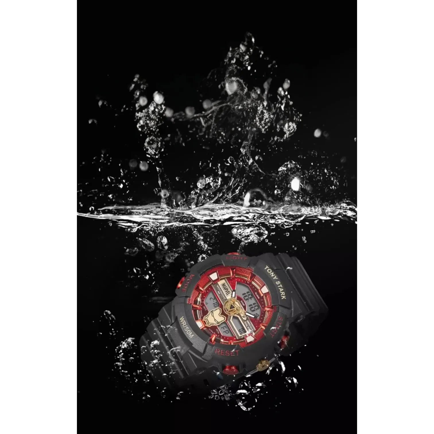 Marvel Tony Stark Dual Display Sports Watch