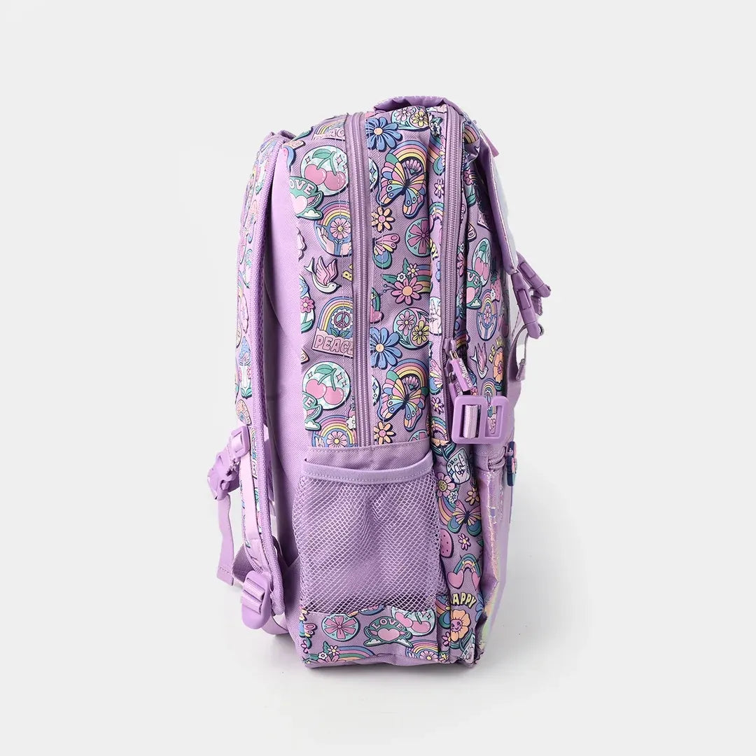 SMGL Groovy Holographic Butterfly Buckleflap Backpack