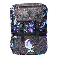 SMGL Celestial Mermaid Crescent Moon Buckleflap Backpack