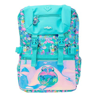 SMGL Tropical Lemur and Flamingo Holographic Buckleflap Backpack