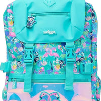 SMGL Tropical Lemur and Flamingo Holographic Buckleflap Backpack