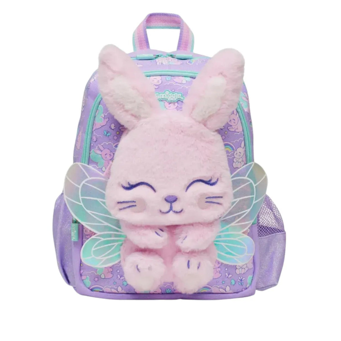 SMGL Enchanted Fairy Bunny Plush 3D Wings Tiny Backpack