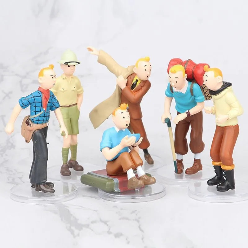The Adventures of Tintin Classic Outfits Figure (Set of 6)