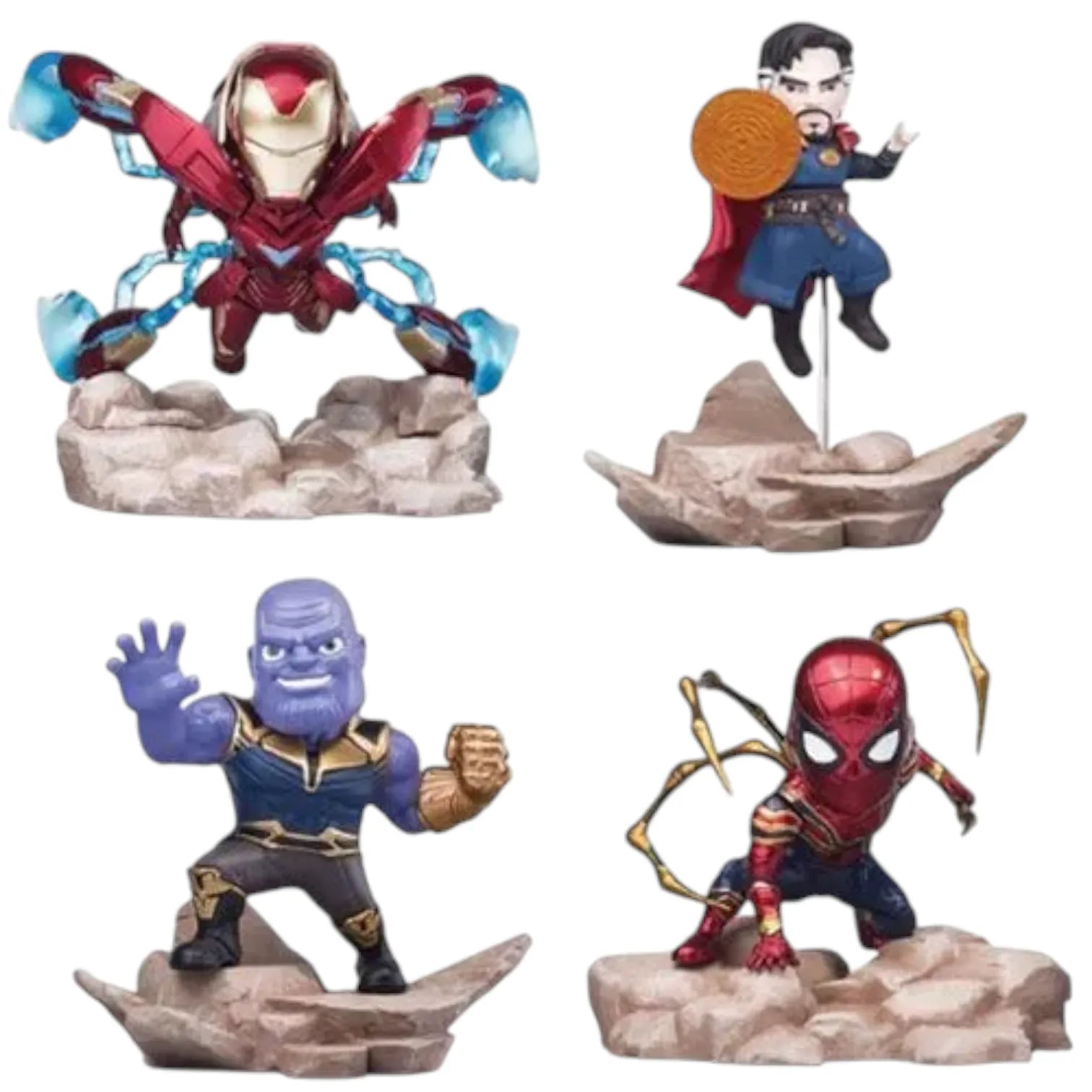Marvel Avengers Infinity War Chibi Battle Figure (Set of 4)