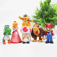 Super Mario Bros Mushroom Kingdom Heroes (Set of 6)