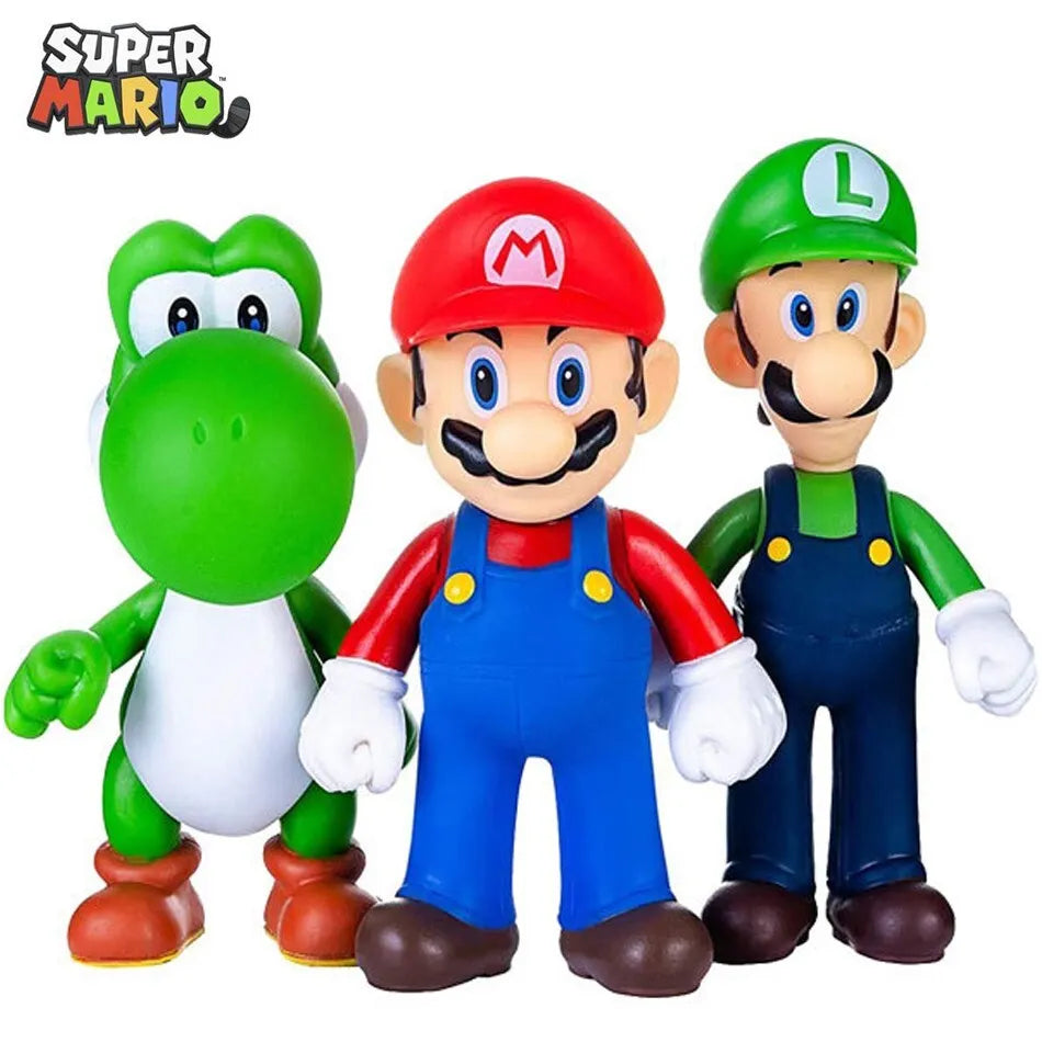 Super Mario Bros Mushroom Kingdom Heroes (Set of 6)