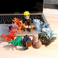 Naruto And Nine Tailed Beasts Mini Figures (Set of 11)