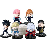 JJK Shibuya Incident Sorcerer Battle Chibi Figures (Set of 6)