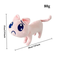 Ultra Soft Sad Pink Kitten Plush Toy (15 cm)