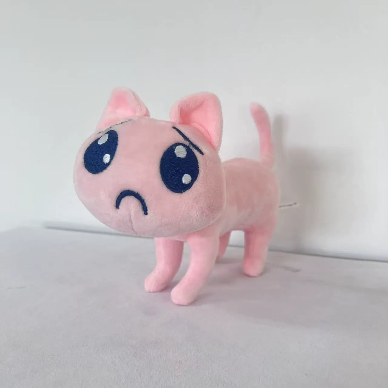 Ultra Soft Sad Pink Kitten Plush Toy (15 cm)